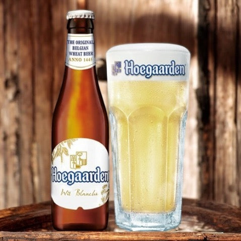 Hoegaarden Wit Blanche 0,3 ml - Witbier aus Belgien mit 4,9% Vol.