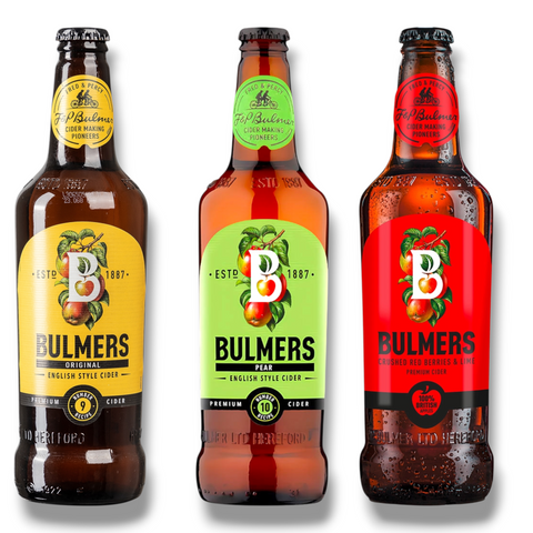 Bulmers Cider Mix 0,5l – Original, Pear & Crushed Red Berries