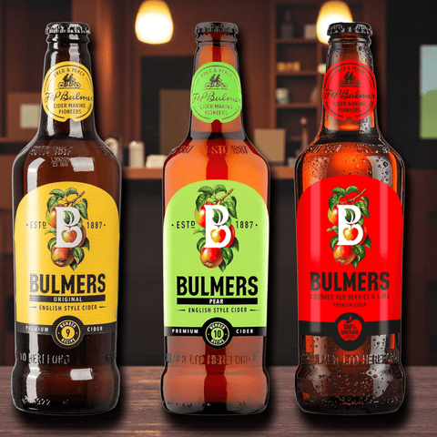 Bulmers Cider Mix 0,5l – Original, Pear & Crushed Red Berries