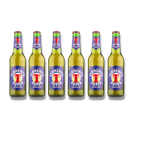 Tennent’s Super Strong Lager 0,33l – Starkes Lagerbier mit 9% Vol.