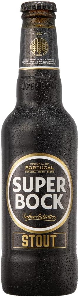 Super Bock Stout 0,33l. - Das Kultbier aus Portugal mit 5,0% Vol.