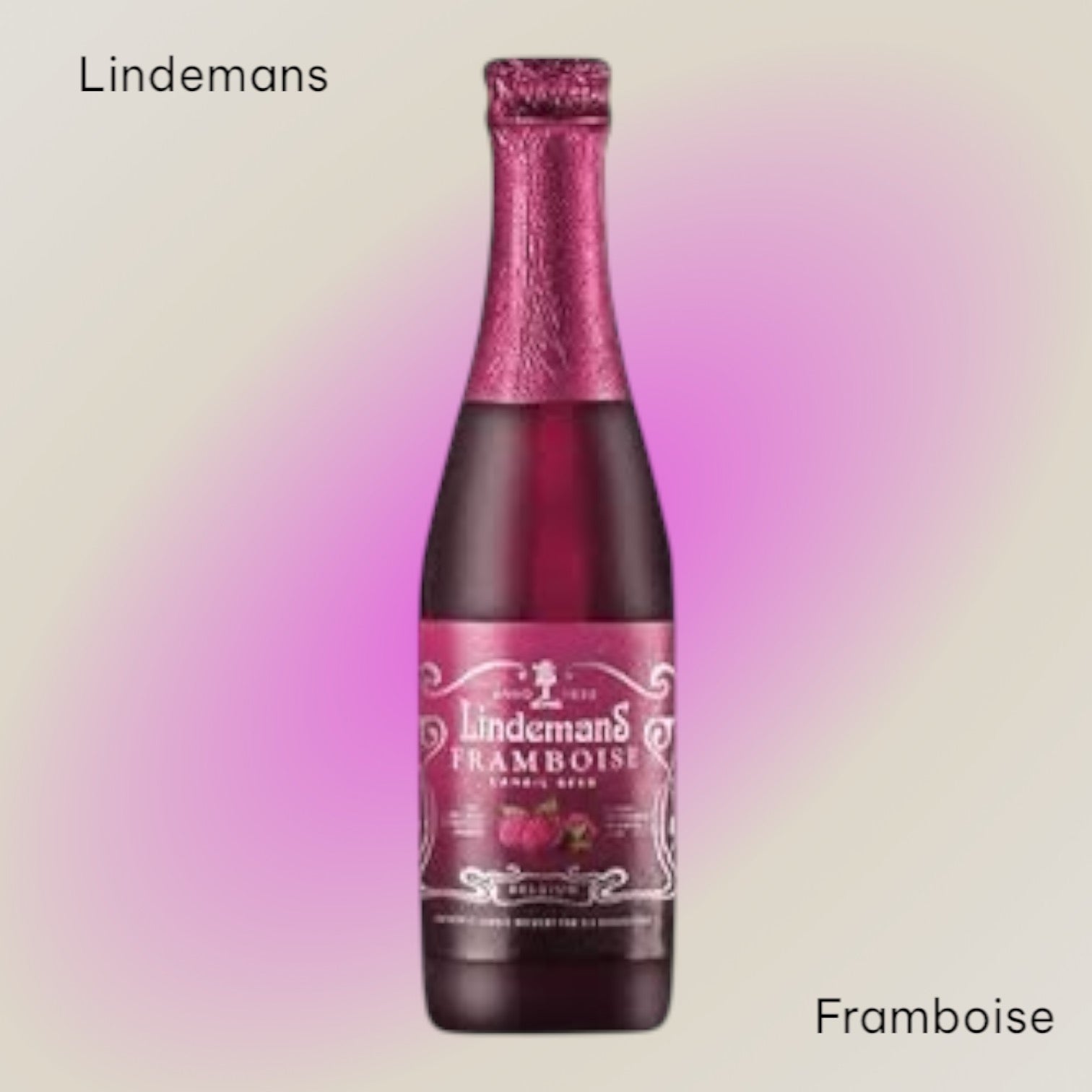 Lindemans Bier Mixpaket Tarot Noir, Tarot D'or, Pecherese, Framboise, Apple, Cassis