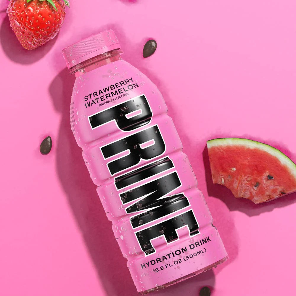 Prime Hydration Drink - Strawberry Watermelon 500ml- Sportdrink von Logan Paul & KSI-Koffeinfrei