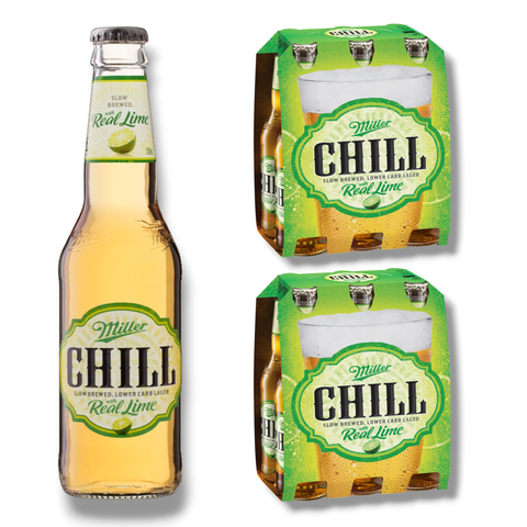 Miller Chill Real Lime 0,33l – Bier mit Limette & Lower Carb 4,0 % Vol.