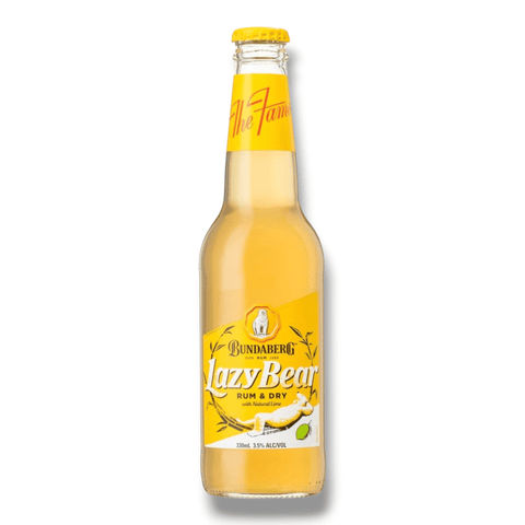 Bundaberg Lazy Bear Rum & Dry 0,33l – Australischer Rum-Mix mit 3,5 % Vol.
