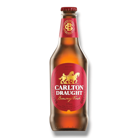 Carlton Draught Lager Stubby 0,375l – Australisches Lagerbier mit 4,6 % Vol.