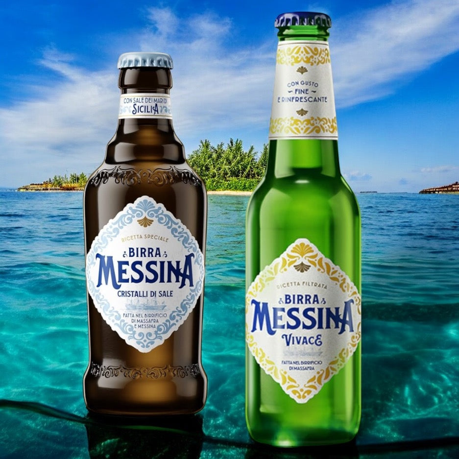 Birra Messina Mix - Messina Vivace 0,33l & Messina Cristalli di Sale Bier 0,33l - Italien