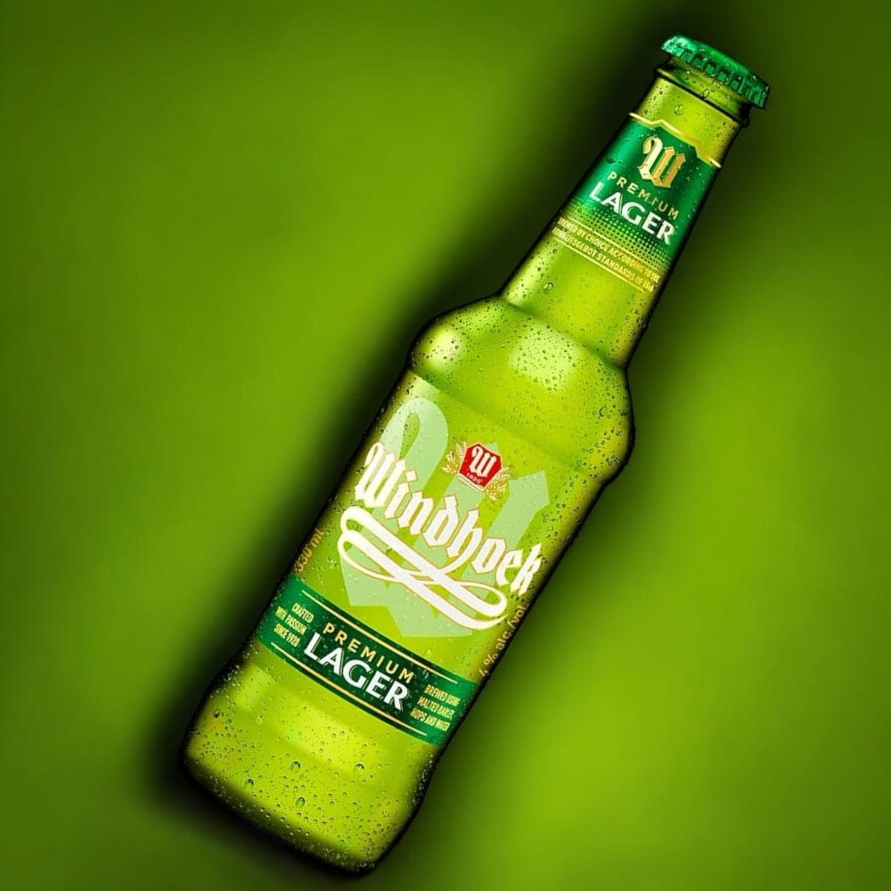 Windhoek Lager Bier - Das afrikanisches Sommerbier aus Namibia mit 4% Vol.