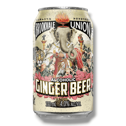 Brookvale Union Alcoholic Ginger Beer 0,33l – Premium Ingwerdrink 4,0 % Vol.