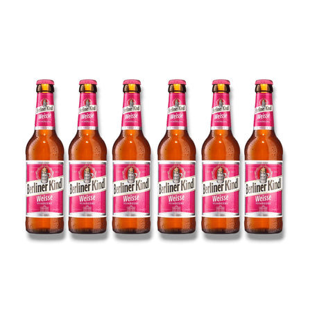 Berliner Kindl Weisse Himbeere 0,33l – Berliner Bierspezialität 3,0% Vol.