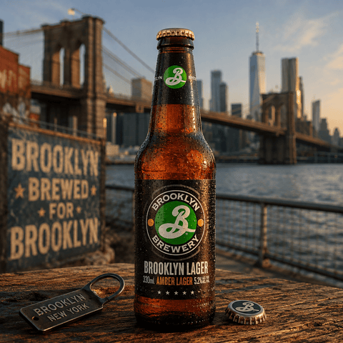 Brooklyn Lager 0,35l – American Amber Lager 5,2 % Vol.