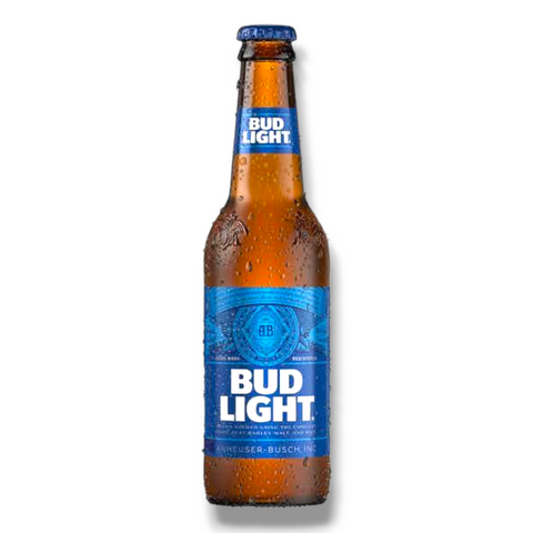 Einzelflasche Bud Light 355 ml – leichtes, erfrischendes Lagerbier in klassischer Flaschengröße