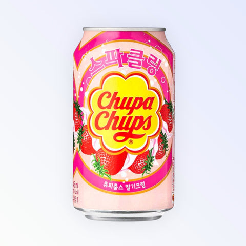 Chupa Chups Sparkling - Strawberry Cream Flavour 345ml