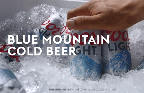 Coors Light 355ml Dose - Original Import aus den USA mit 4,2% Vol.