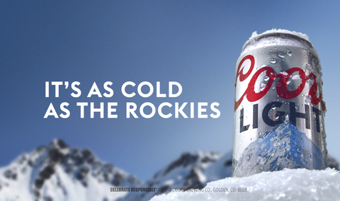 Coors Light 355ml Dose - Original Import aus den USA mit 4,2% Vol.