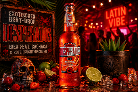 Desperados Red 0,4l - Cachaca & Rote Früchte 5,9% Vol.
