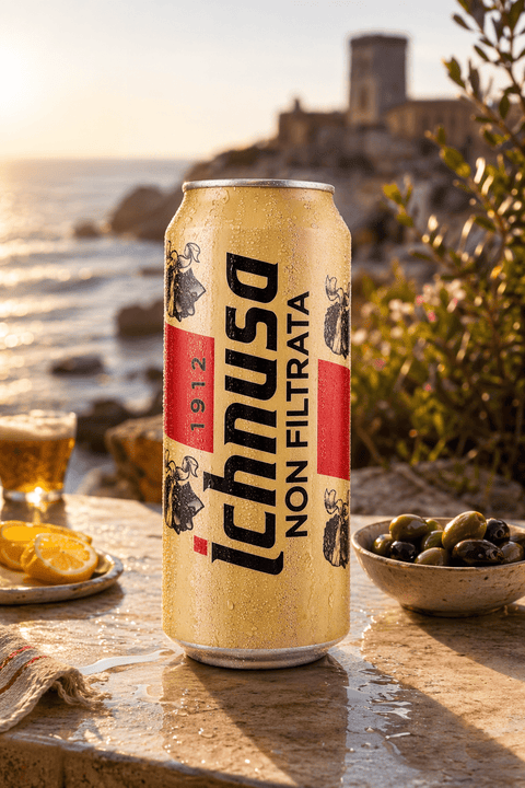 Ichnusa Non Filtrata 0,5l– Ungefiltertes Lagerbier Dose 5,0 %