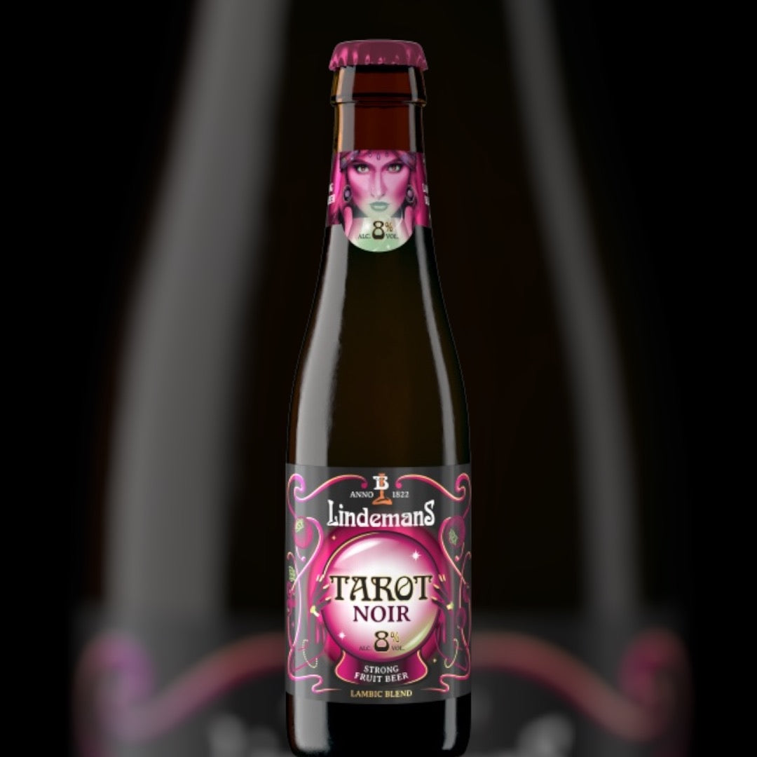 Lindemans Bier Mixpaket Tarot Noir, Tarot D'or, Pecherese, Framboise, Apple, Cassis