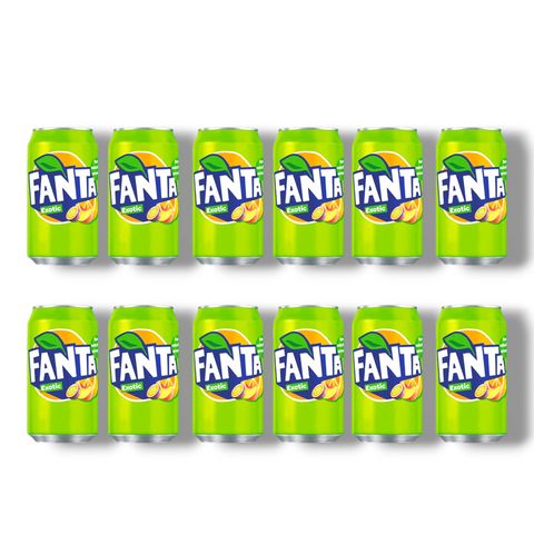 12er Pack Fanta Exotic 330ml Dosen – fruchtige Erfrischung