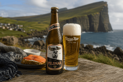 Föroya Bjor Pilsnar 0,33l – Bier von den Färöer 4,6% Vol.