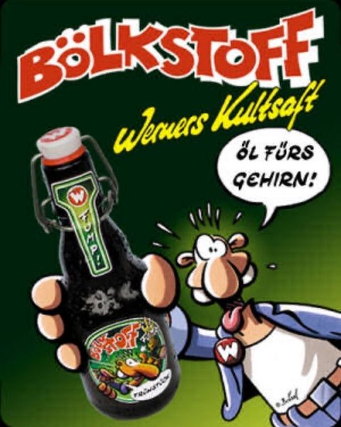 Bölkstoff Pilsner - das kultige Werner Bier ist Öl Fürs Gehirn!