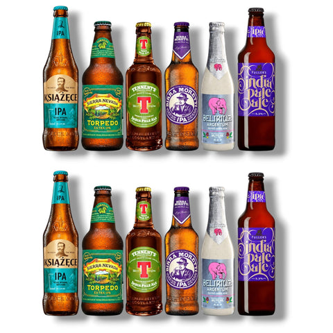 IPA Bierpaket mit 12 internationalen India Pale Ales