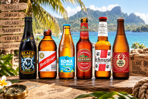 Inselbier Paket – 6 Bierklassiker von Inseln & Archipelen