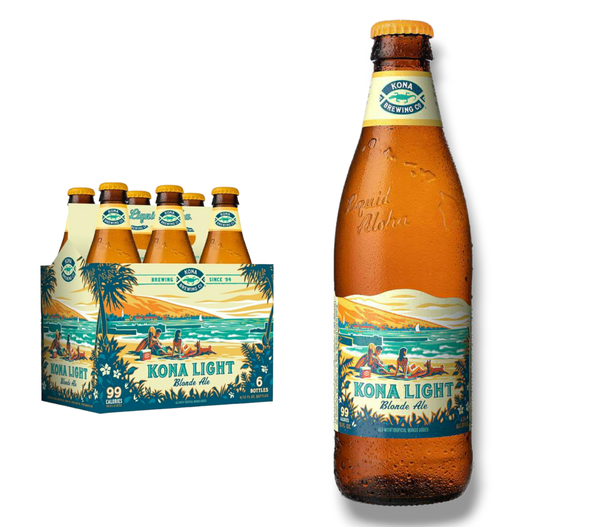 Kona Light Blond Ale 0,35l - Tropical Mango mit 4,2% Vol.