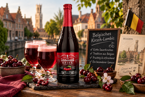 Lindemans Kriek 0,75l – Belgisches Kirsch-Lambic Großflasche 3,5 % Vol.