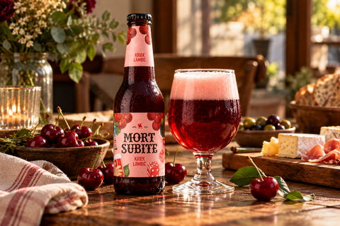 Mort Subite Kriek Lambic 0,25l – Belgisches Kirschbier 4,0 % Vol.