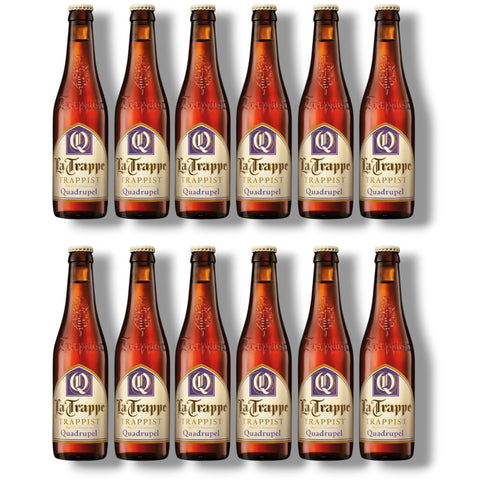 12 Flaschen La Trappe Quadrupel 0,33