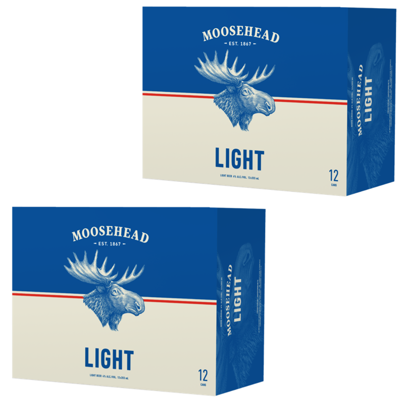 Moosehead Light Dose 473ml -Kalorienreduziertes Leichtbier aus Kanada mit 4% Vol.