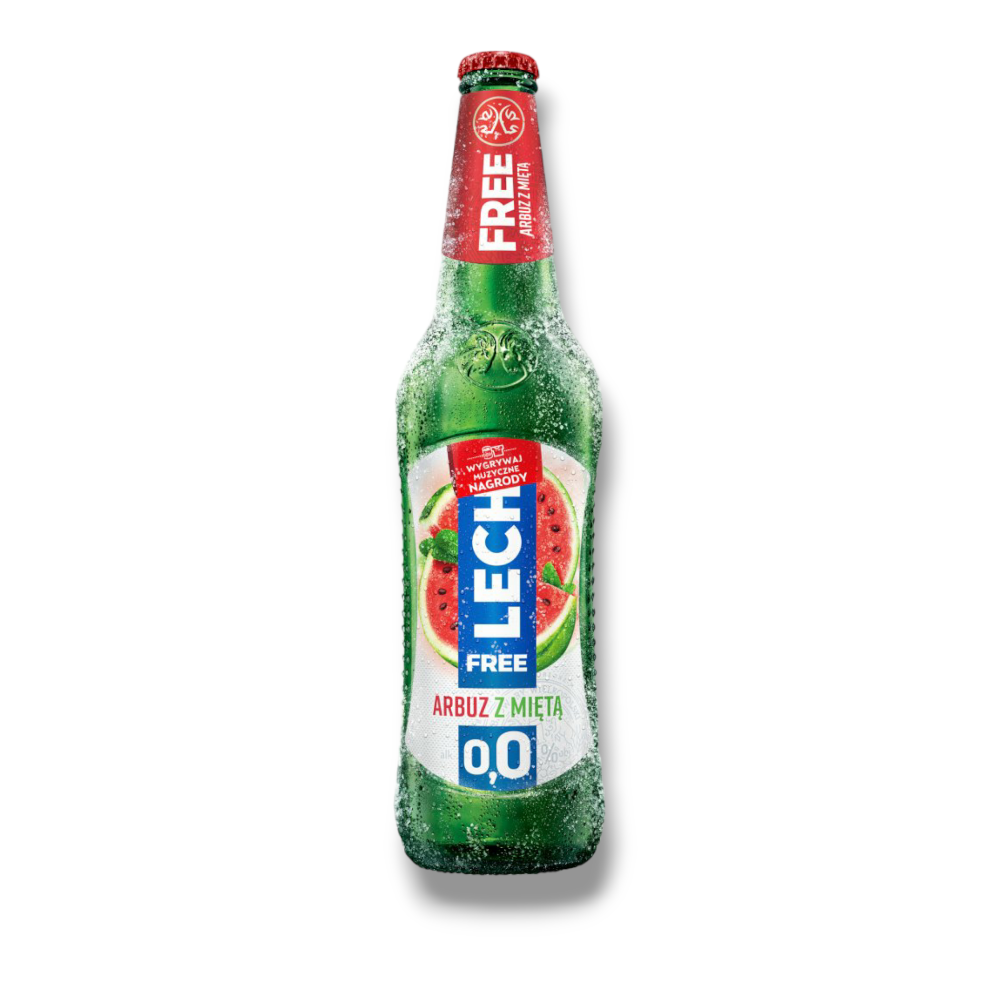 Lech free 0,33l- Wassermelone & Minze alkoholfreies Bier aus Polen 0,0% Vol.