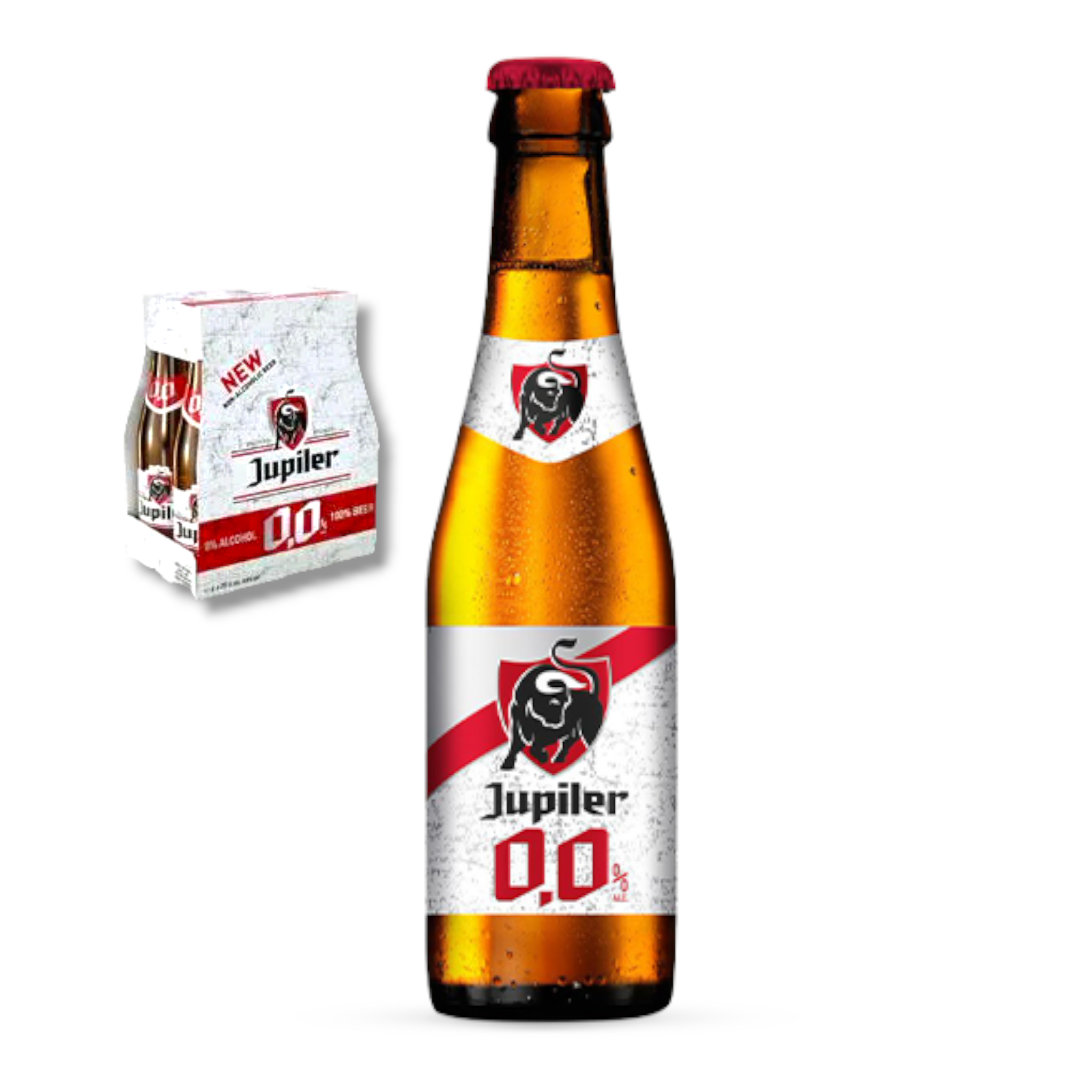 Jupiler 0,0% - Das alkoholfreie Original aus Belgien 0,25l