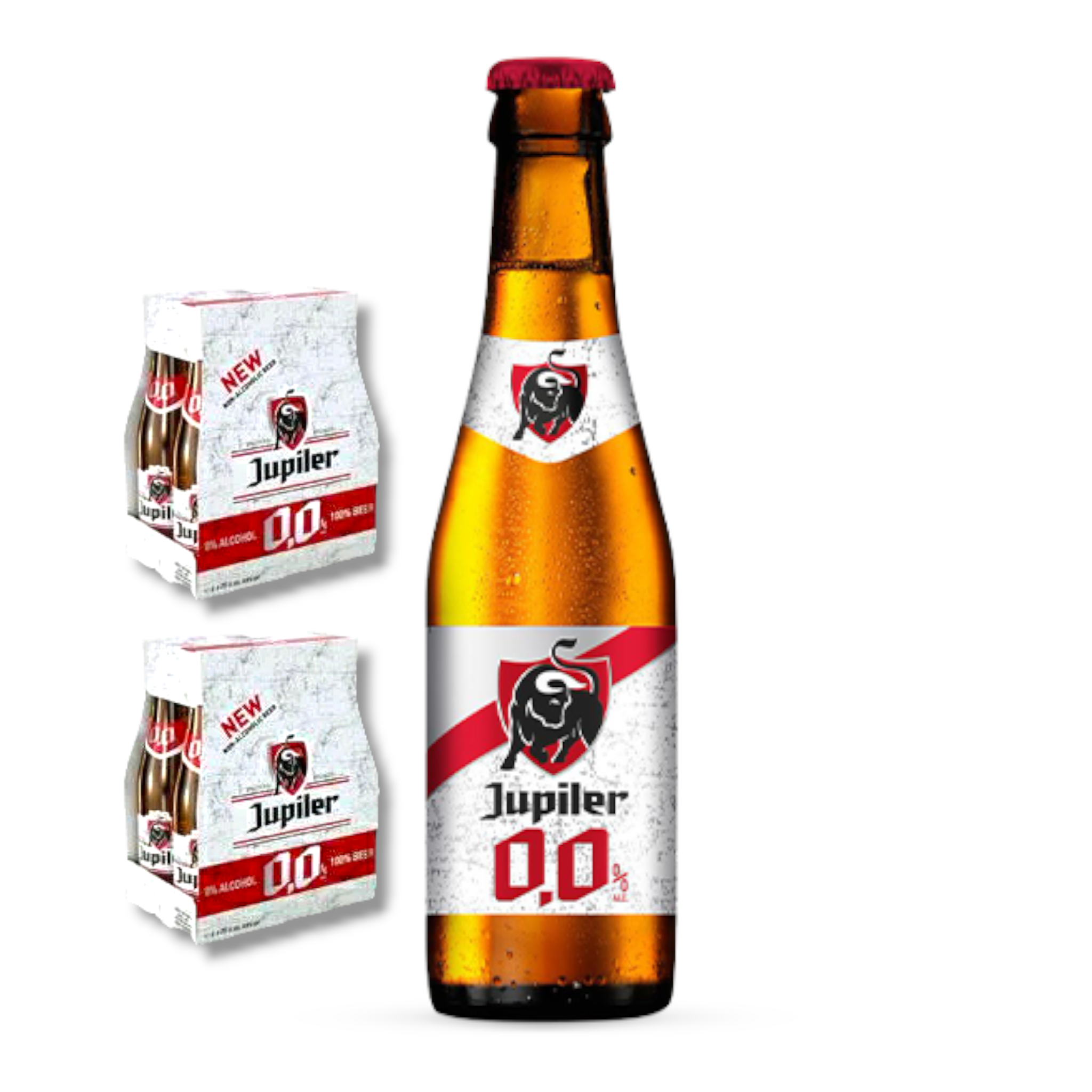 Jupiler 0,0% - Das alkoholfreie Original aus Belgien 0,25l