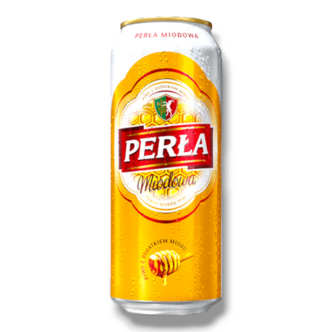 Perla Miodowa Bier 0,5l- Honigbier aus Polen in der Dose mit 6% Vol.