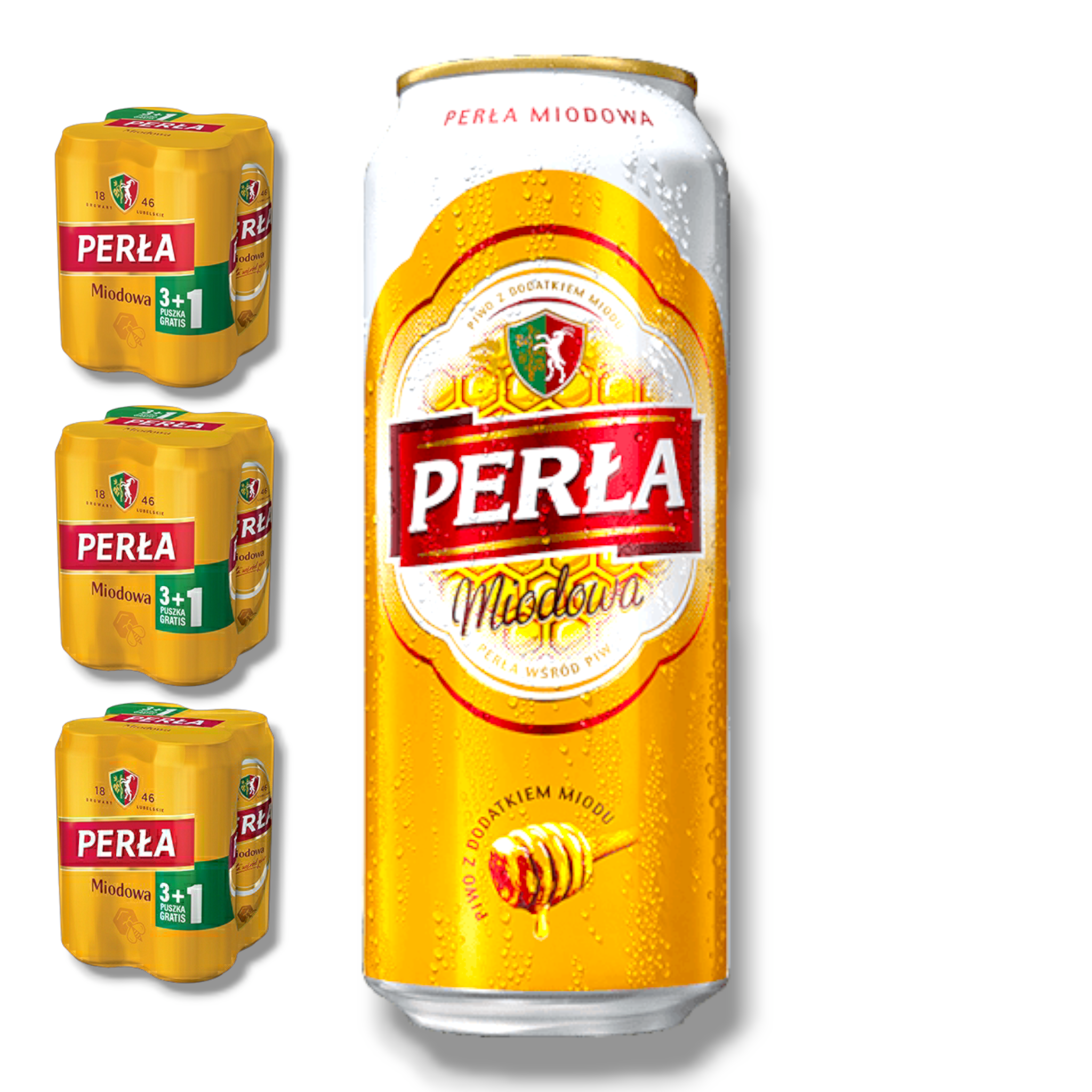 Perla Miodowa Bier 0,5l- Honigbier aus Polen in der Dose mit 6% Vol.