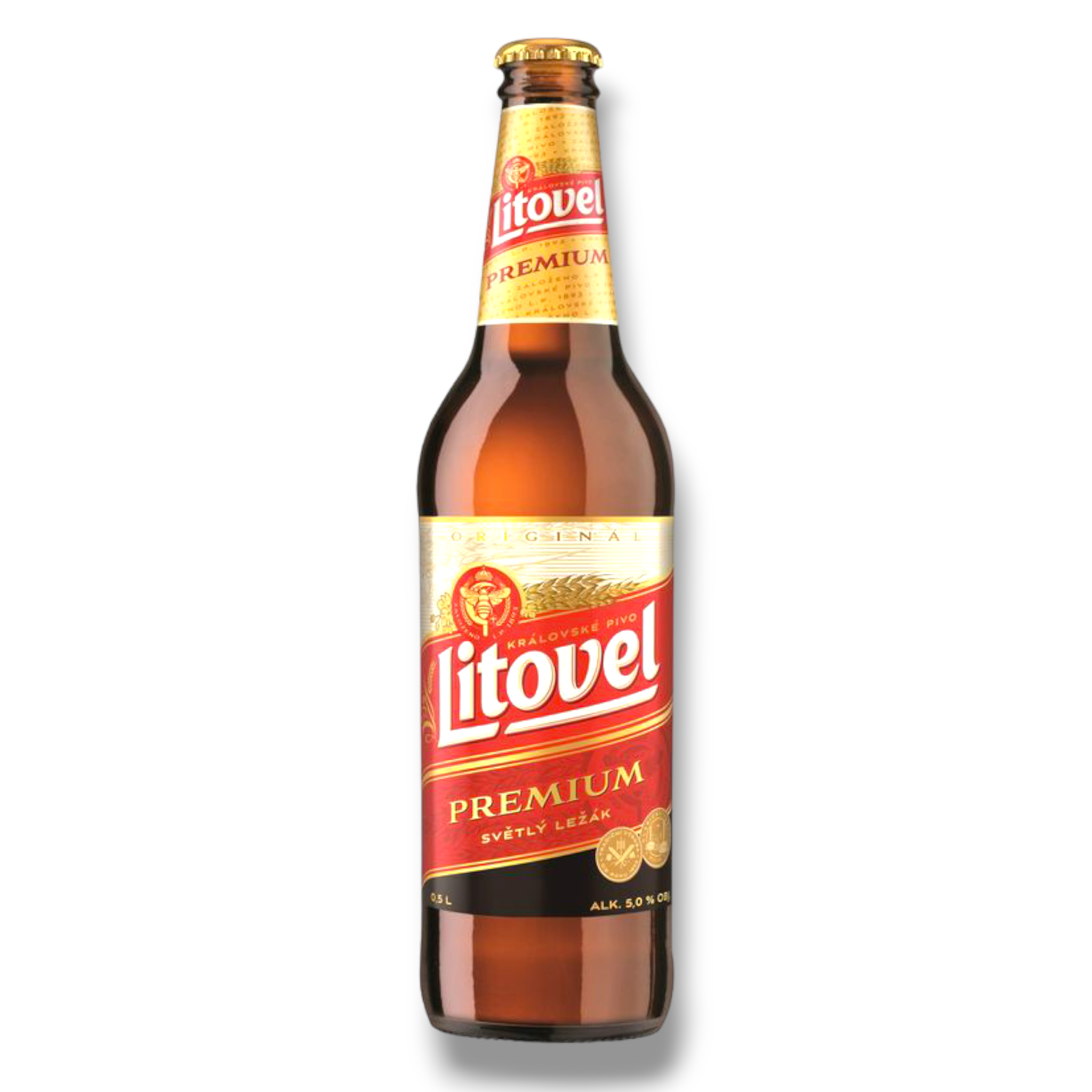 Litovel Premium 0,5l- Premium Lagerbier aus Tschechien mit 5% Vol.