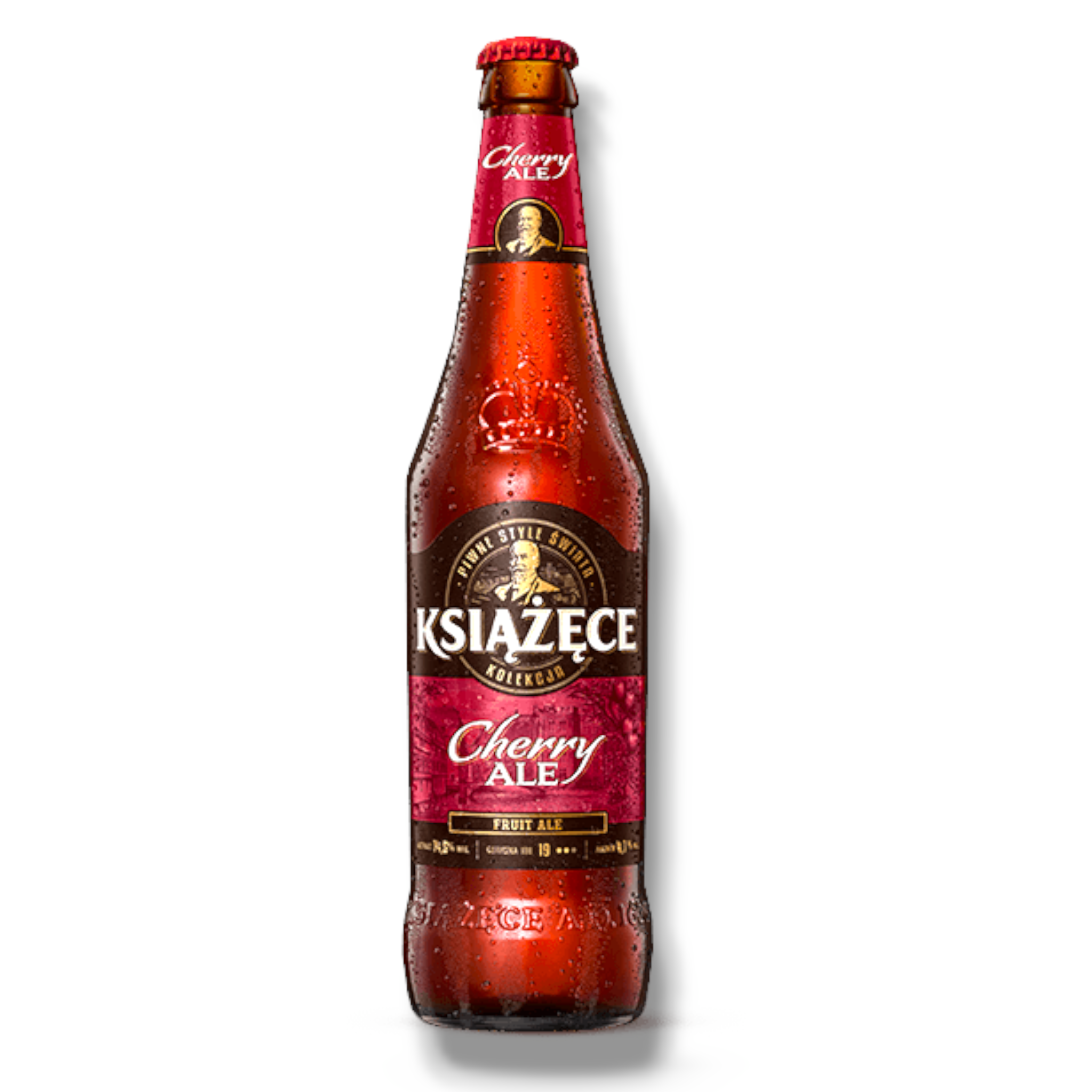 Książęce Cherry Ale 0,5l- Kirschbier aus Polen mit 4,1% Vol.