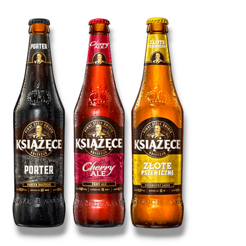 Książęce Mix - Baltic Porter, Cherry Ale & Ciemne Łagodne - 