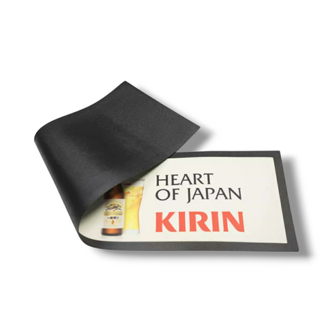 Kirin Ichiban Bier Barmatte 87,5cm x 25cm  Runner Gläser Abtropfmatte Antirutsch