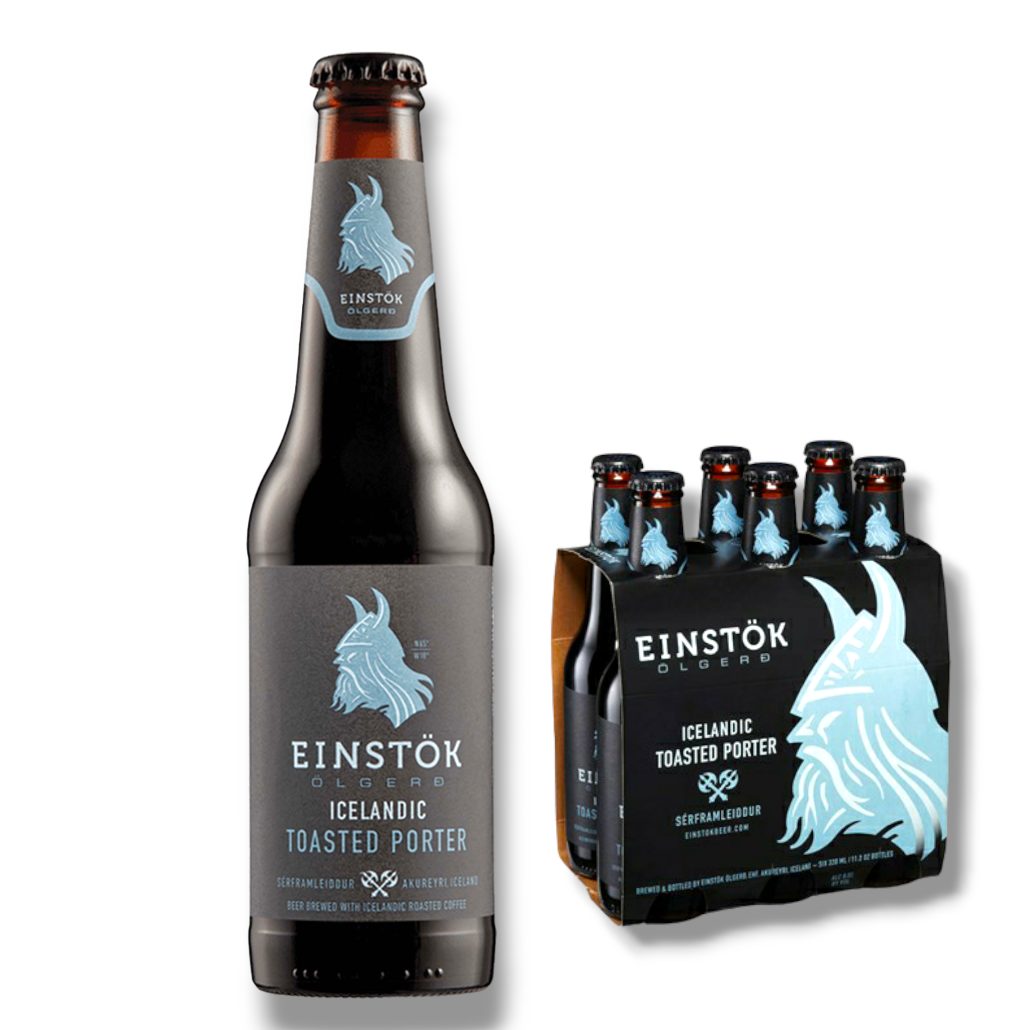 Einstök Icelandic Toasted Porter 0,33l- Schwarzbier aus Island mit 6,0% Vol.