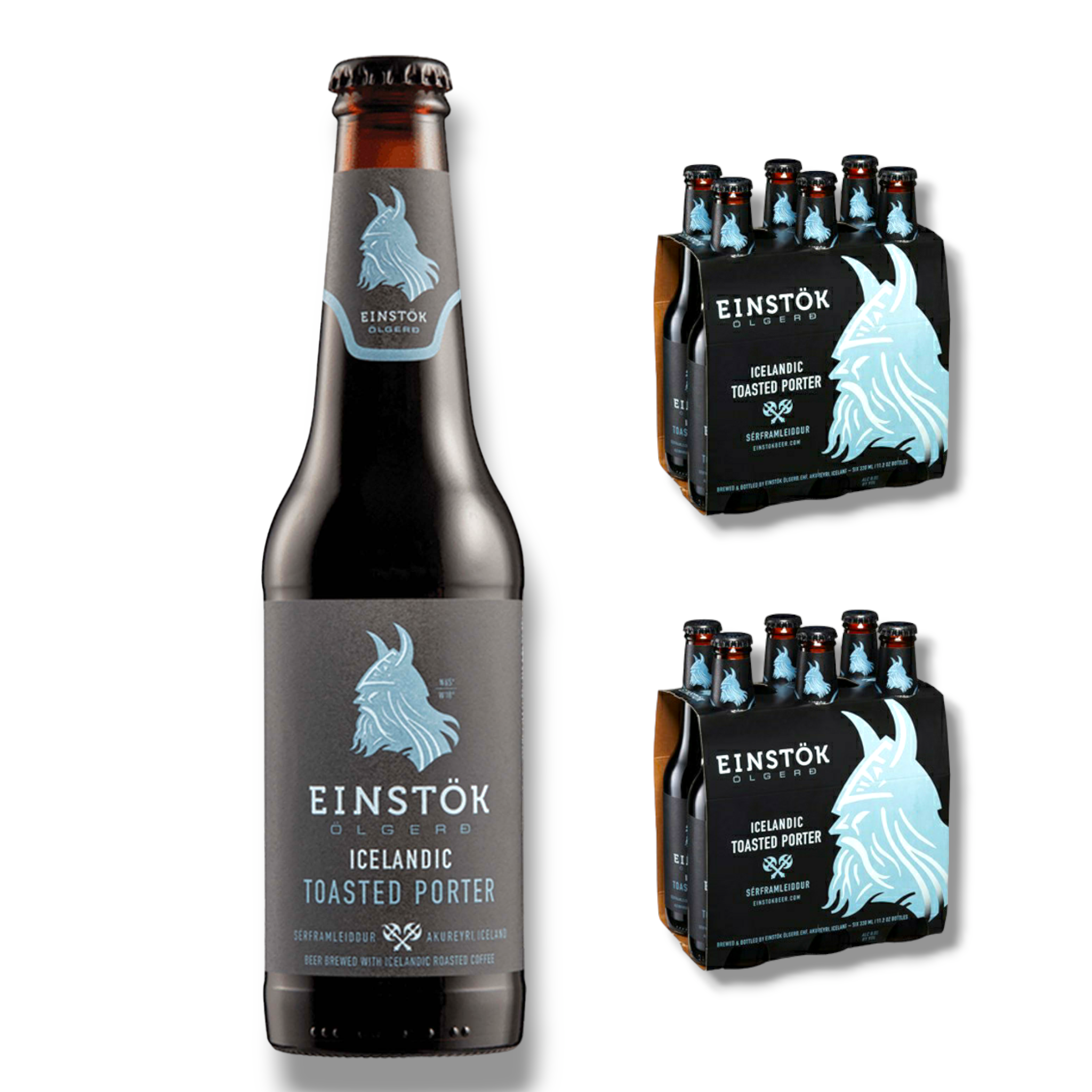Einstök Icelandic Toasted Porter 0,33l- Schwarzbier aus Island mit 6,0% Vol.