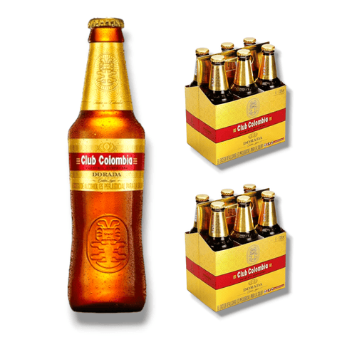 Club Columbia Dorada 0,33l- Lager aus Kolumbien mit 4,6% Vol.