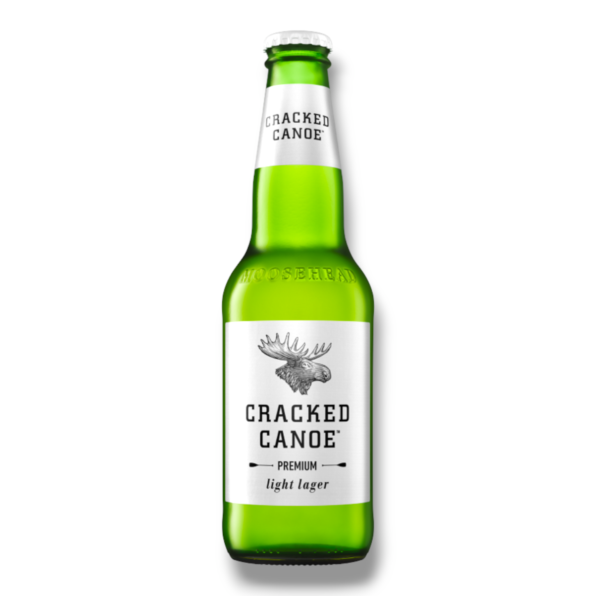Moosehead Cracked Canoe Premium light Lager 341ml - Kalorienreduziertes Bier aus Kanada mit 3,5% Vol.