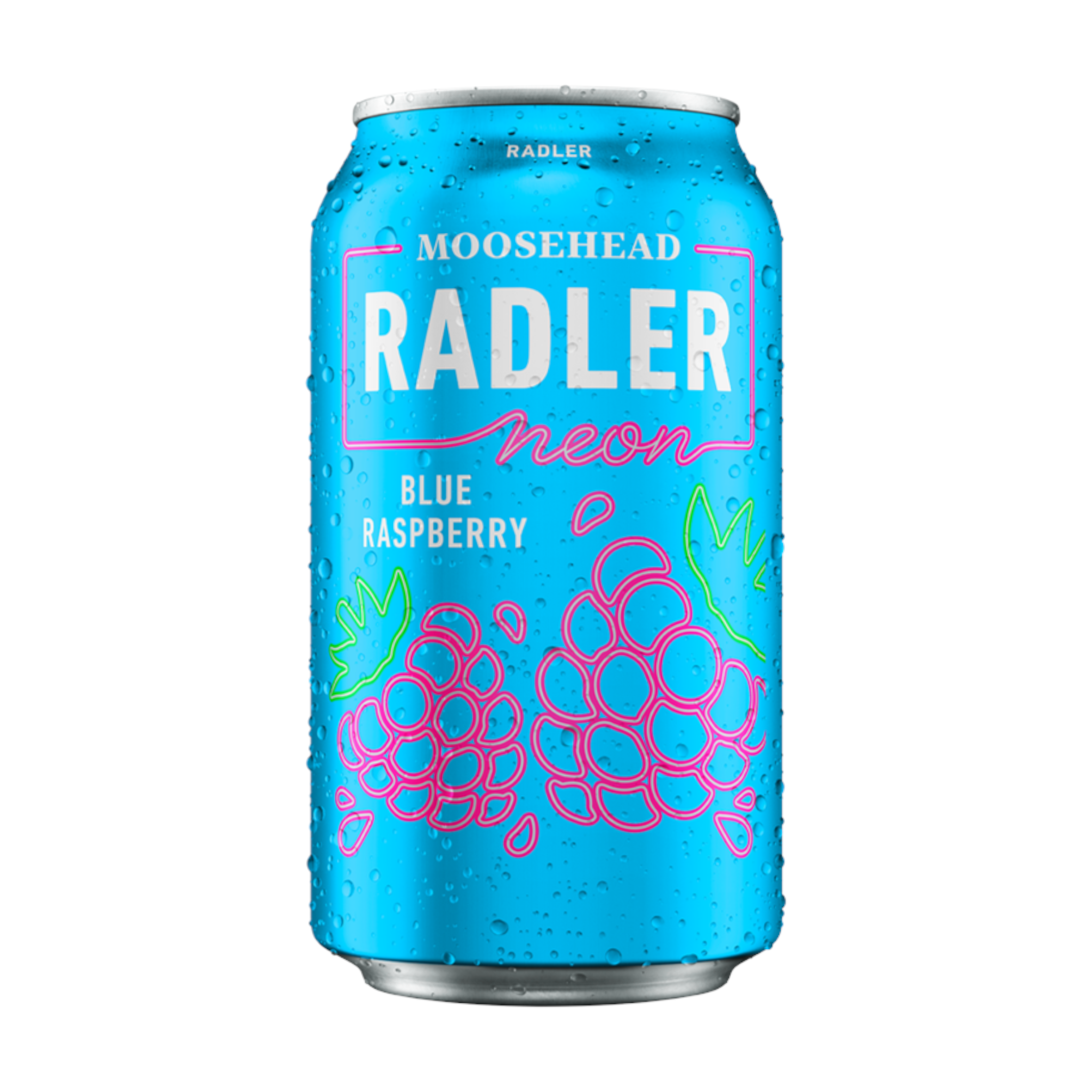 Moosehead Radler Neon Blue Raspberry 355ml - Bier aus Kanada mit 4% Vol.