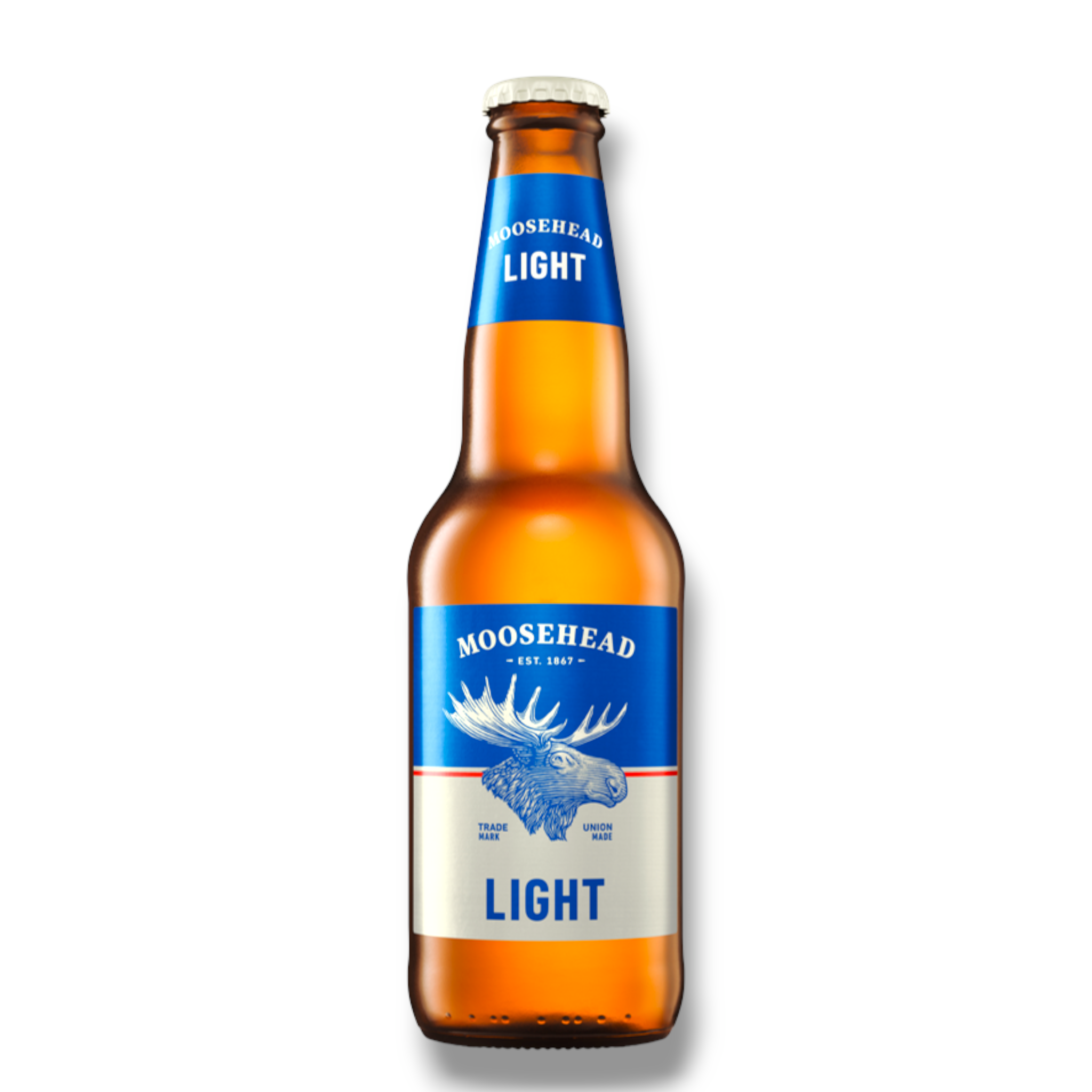 Moosehead Light Flasche 341ml - Leichtbier aus Kanada mit 4% Vol.