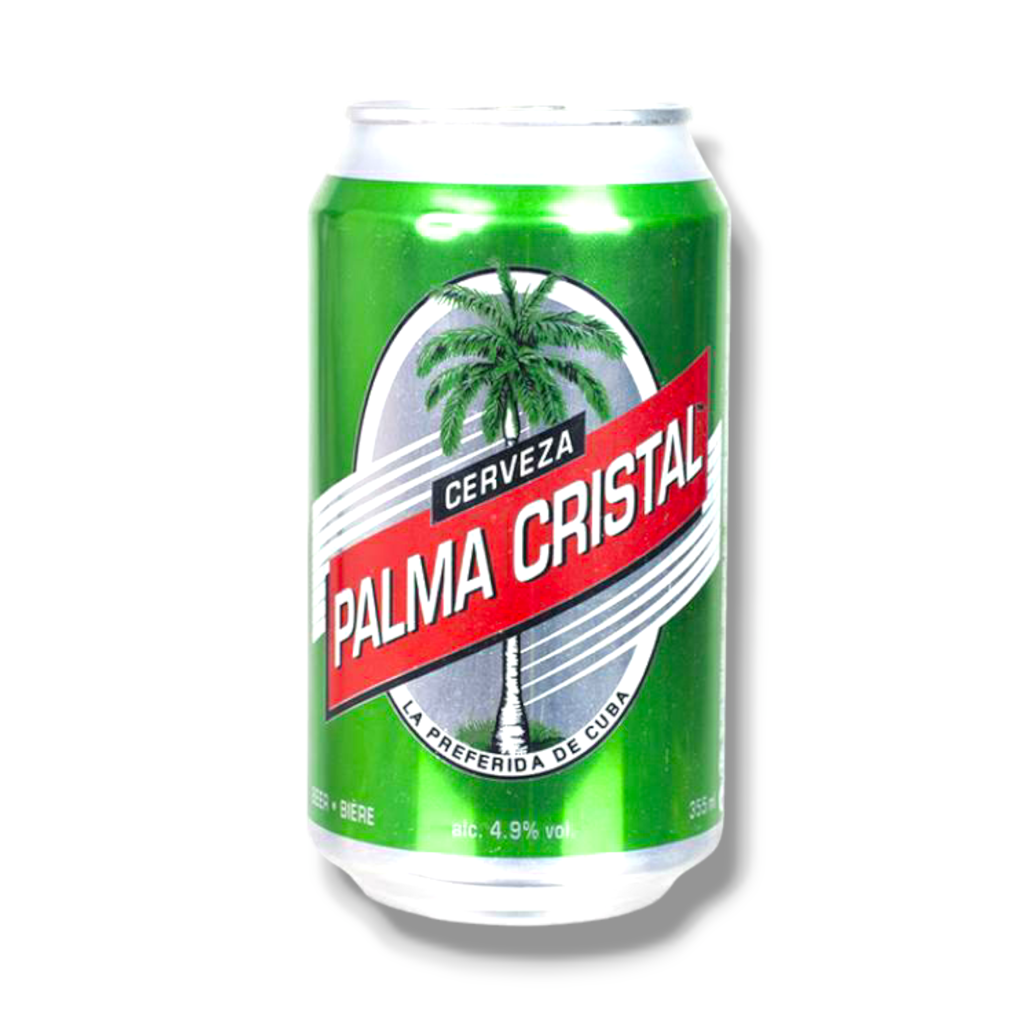 Palma Cristal 350ml Dose - Bier aus Kuba mit 4,9% Vol.