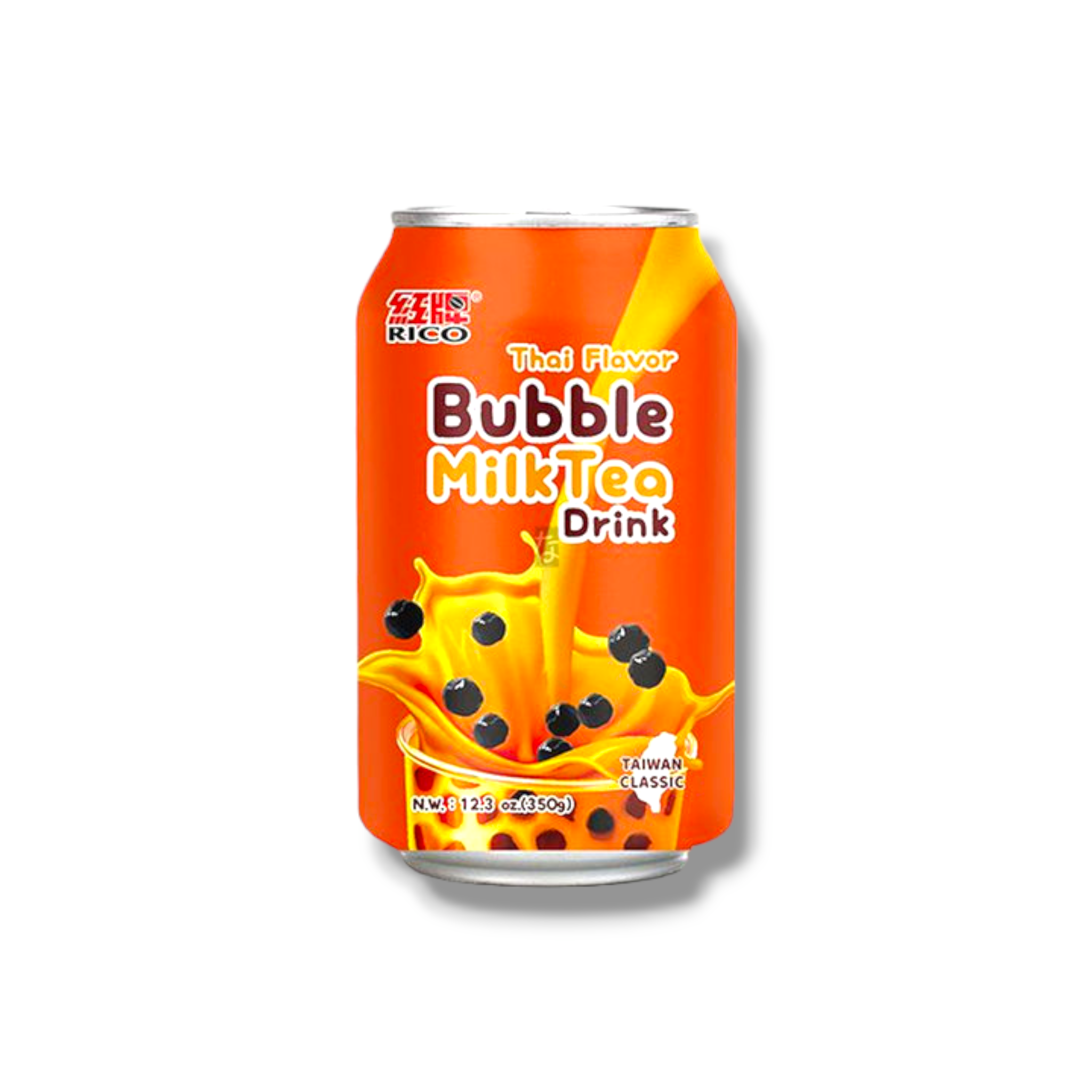 RICO Bubble Milk Tea Drink Thai Flavour 350ml - Milchtee aus Taiwan
