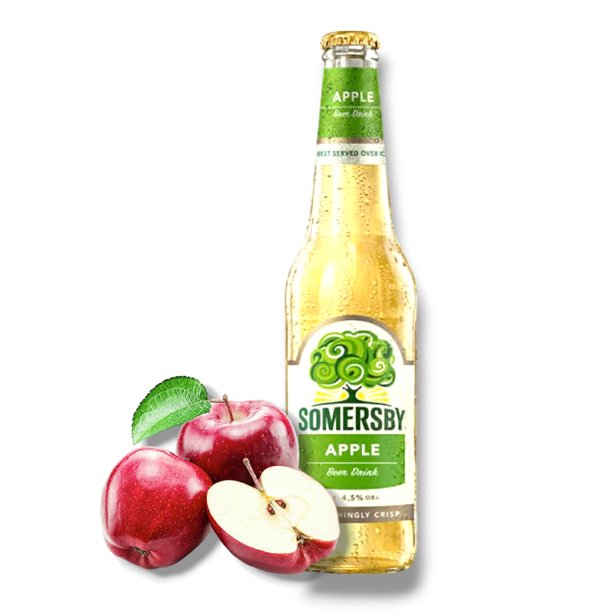 Somersby Apple 0,4l mit 4,5% Vol. - Biermischgetränk mit Apfel